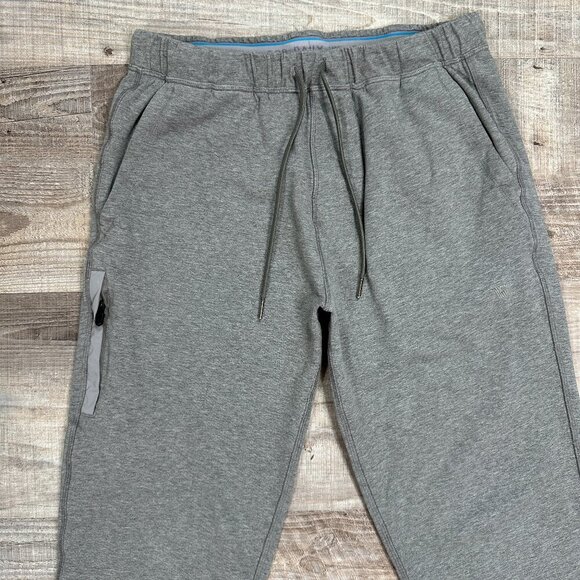 Mack Weldon Sweatpants Mens Sz M x 29" Heather Gray Tapered Drawstring Pockets - Picture 4 of 14